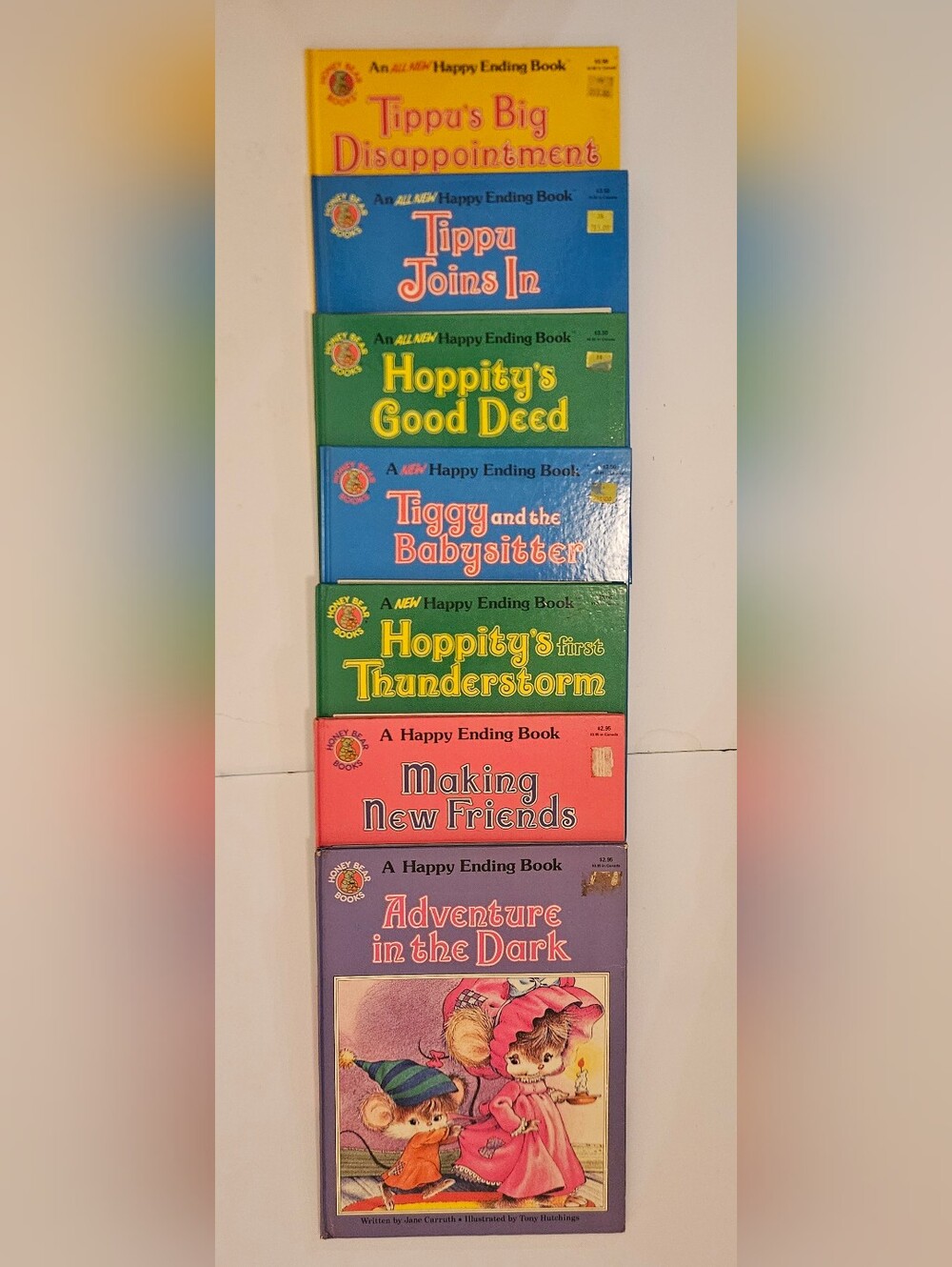 Lot of 7 Happy Ending Book - Childrens Illustrated Hardcover Age 4-8 (1982-1886)